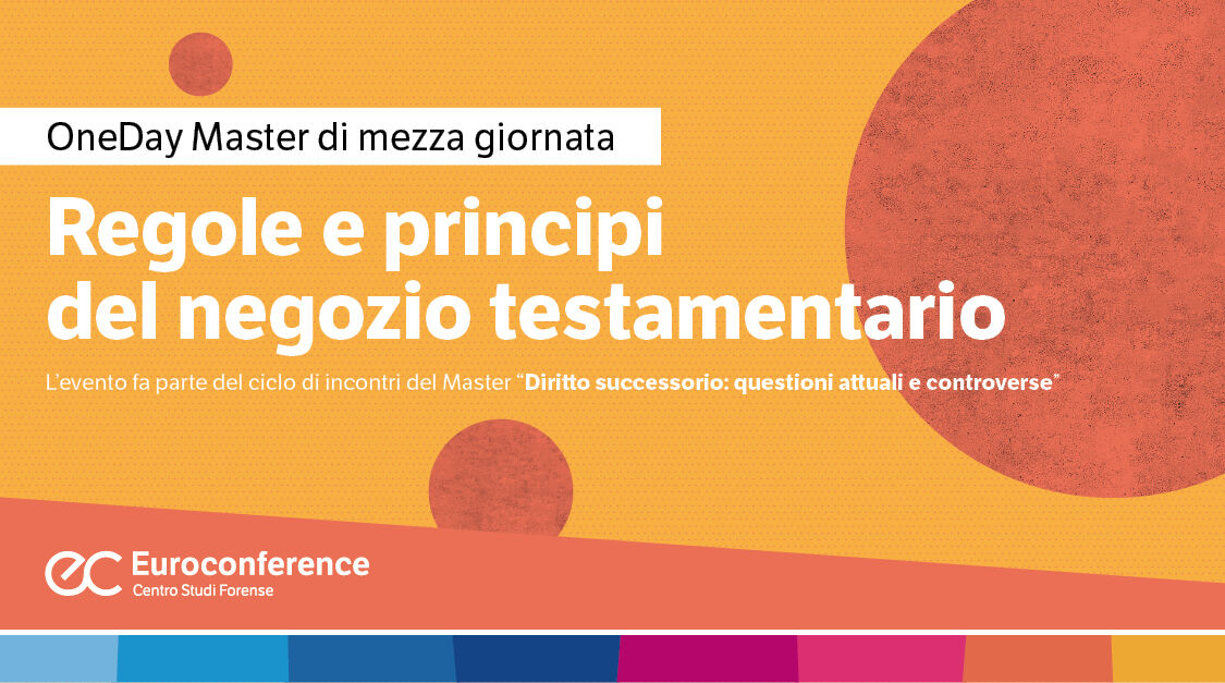 Immagine Regole e principi del negozio testamentario | Euroconference
